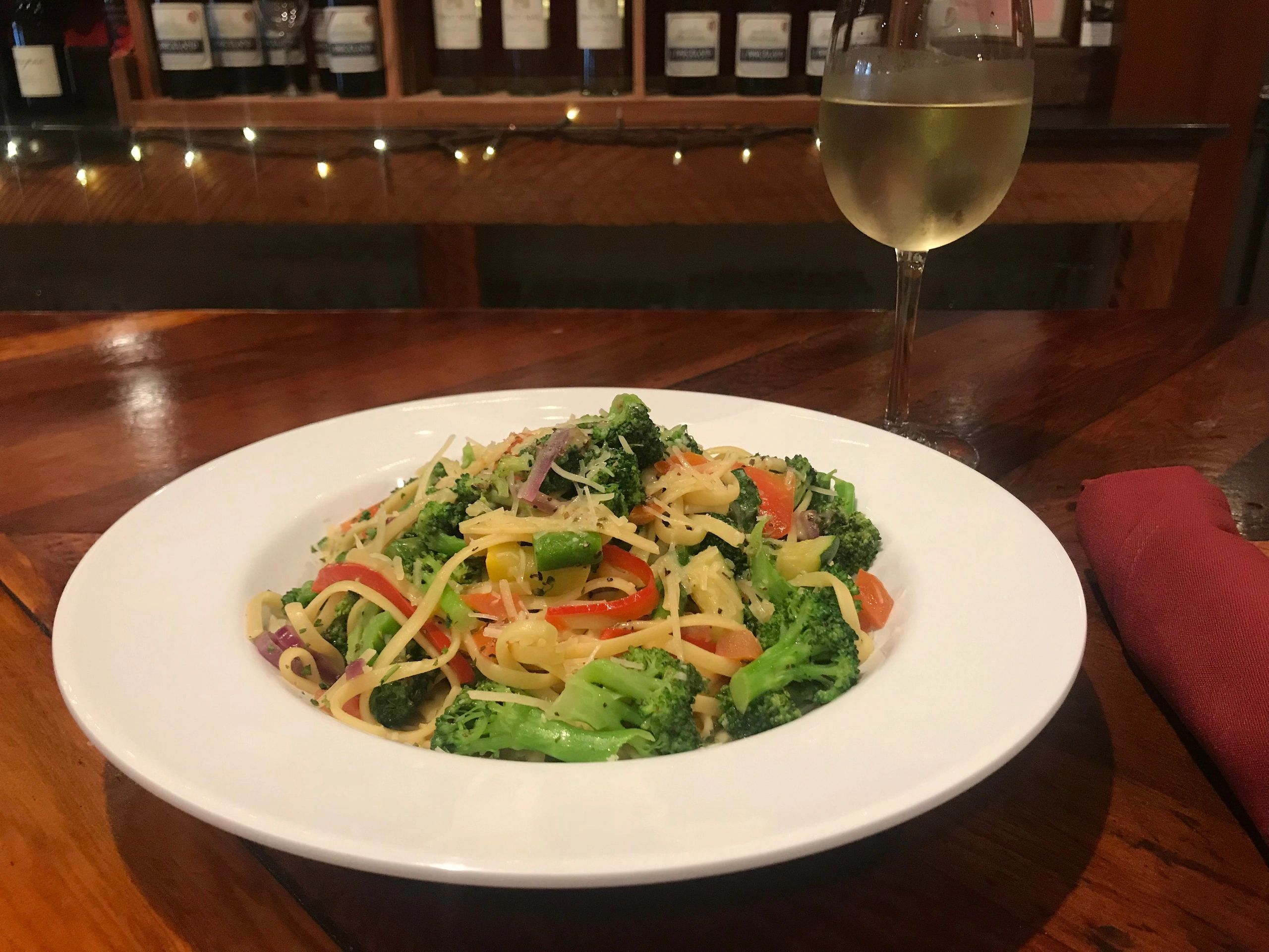 Pasta noodles stir fry